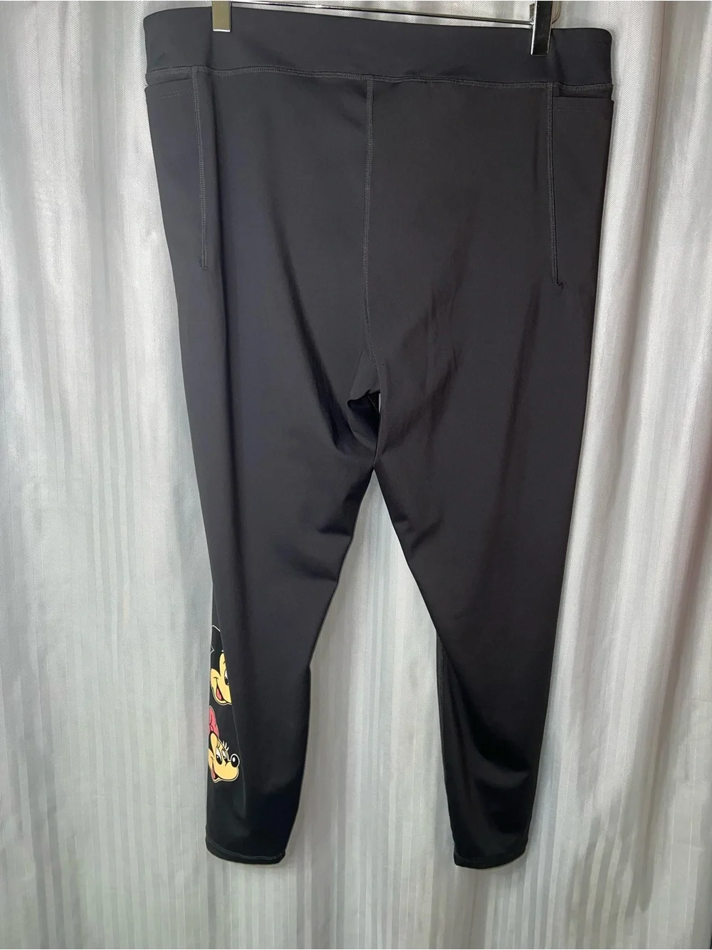 Disney dark Gray Leggings with Mickey & Minnie Lower-Leg Graphics XXL